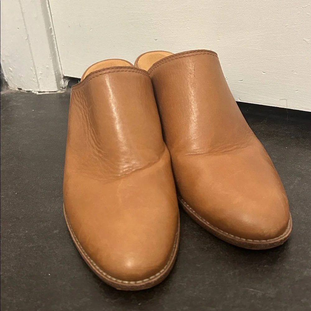 Madewell The Harper Tan Mule - Picture 1 of 7
